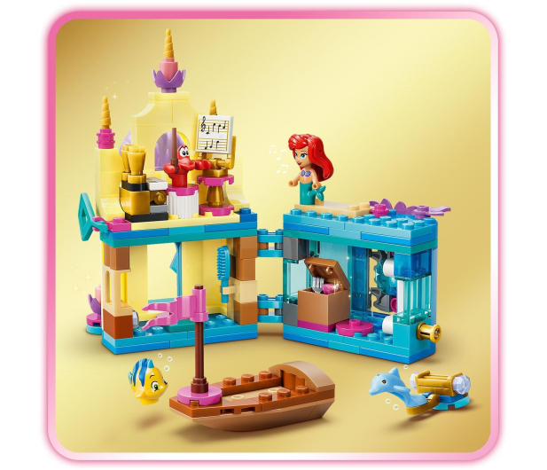 LEGO DISNEY 43285 Magiczny minipałac Arielki - 1473478 - zdjęcie 7